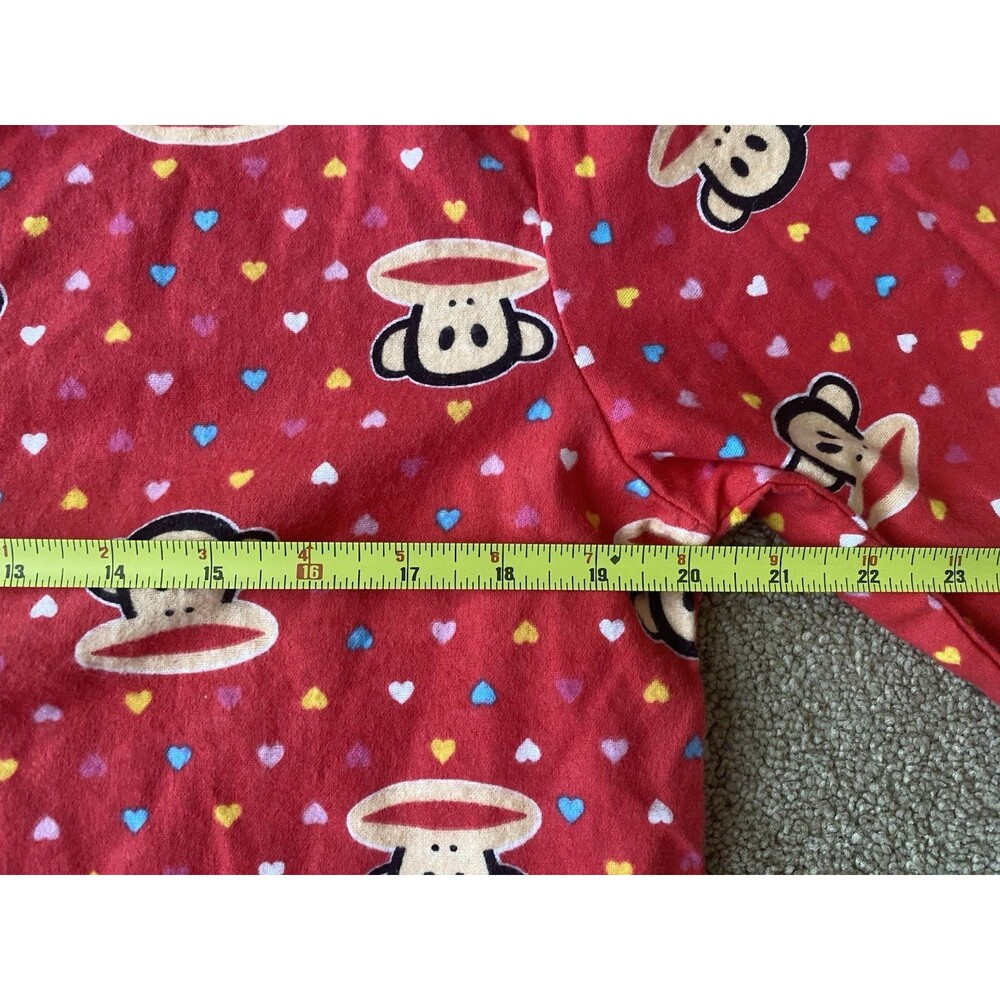 Paul Frank Pajama Set Signature Monkey Red Vintage Y2K Adult Women’s XL - Picture 13 of 16